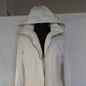 Athleta Cozy Hoodie Sherpa Lining Full Zip